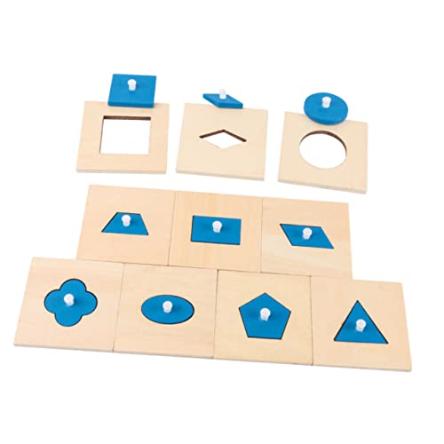 HANABASS 10 Stück Teiliges Geometrisches Formen Spielzeugset Holzbauklötze zur Frühkindlichen von und Formanpassung Geeignet für Ab Jahr Kreatives Lernspielzeug für Entwicklung von Hand HANABASS 10 Stück Teiliges Geometrisches Formen Spielzeugset Holzbauklötze zur Frühkindlichen von und Formanpassung Geeignet für Ab Jahr Kreatives Lernspielzeug für Entwicklung von Hand von HANABASS