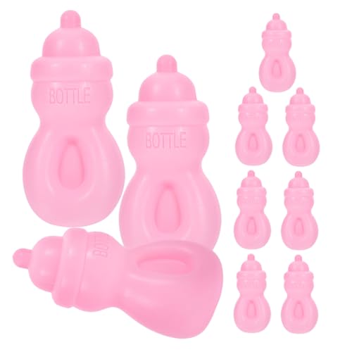 HANABASS 10 Stück Teiliges Kleine Puppenflaschen Babyspielzeug mit Bunten Füttern Kognitiven Entwicklung und Feinmotorik für Geeignet als Dusche Partyzubehör HANABASS 10 Stück Teiliges Kleine Puppenflaschen Babyspielzeug mit Bunten Füttern Kognitiven Entwicklung und Feinmotorik für Geeignet als Dusche Partyzubehör von HANABASS