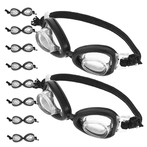 HANABASS 10 Stück Teiliges Mini Schwimmbrillen für Puppen Detailgetreue Miniatur Schwimmbrille Puppen-Accessoires für Rollenspiele und Puppenhaus-Dekoration Kreative Spielzeugbrillen HANABASS 10 Stück Teiliges Mini Schwimmbrillen für Puppen Detailgetreue Miniatur Schwimmbrille Puppen-Accessoires für Rollenspiele und Puppenhaus-Dekoration Kreative Spielzeugbrillen von HANABASS