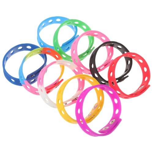 HANABASS 10 Stück Teiliges Verstellbares Buntes Flexibles Wristband mit Lustiges Partyspielzeug und Geschenk für Mädchen Geburtstag Langlebig und Hautfreundlich HANABASS 10 Stück Teiliges Verstellbares Buntes Flexibles Wristband mit Lustiges Partyspielzeug und Geschenk für Mädchen Geburtstag Langlebig und Hautfreundlich von HANABASS