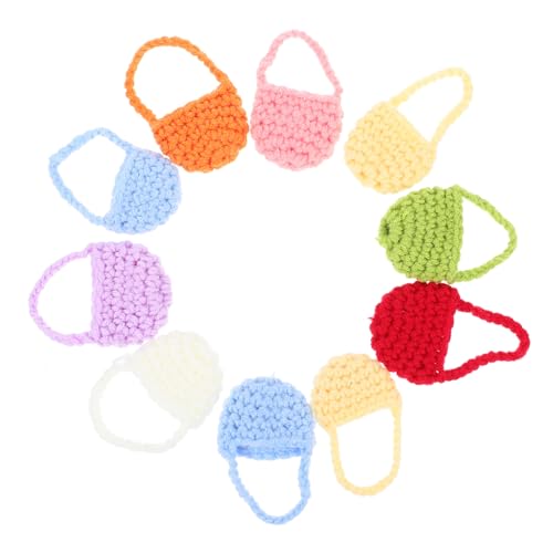 HANABASS 10 Stück kleine Tasche für Puppe Puppenhausdekor Miniatur-Puppenhauszubehör Mini-Häkeltasche Puppenhaus-Stricktasche Mini-Stricktasche Miniatur-Stricktasche Garn HANABASS 10 Stück kleine Tasche für Puppe Puppenhausdekor Miniatur-Puppenhauszubehör Mini-Häkeltasche Puppenhaus-Stricktasche Mini-Stricktasche Miniatur-Stricktasche Garn von HANABASS