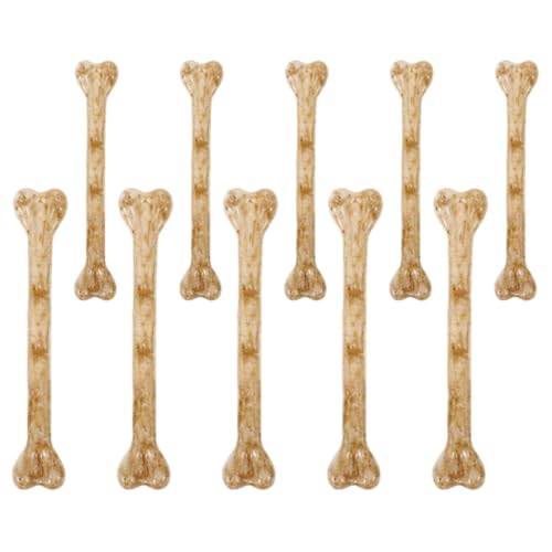 HANABASS 10 Stücke Simulierte Knochen Dekorationen Knochen Kunststoff Knochen Halloween Knochen Requisiten Halloween Knochen Dekoration Skelette Knochen Halloween von HANABASS