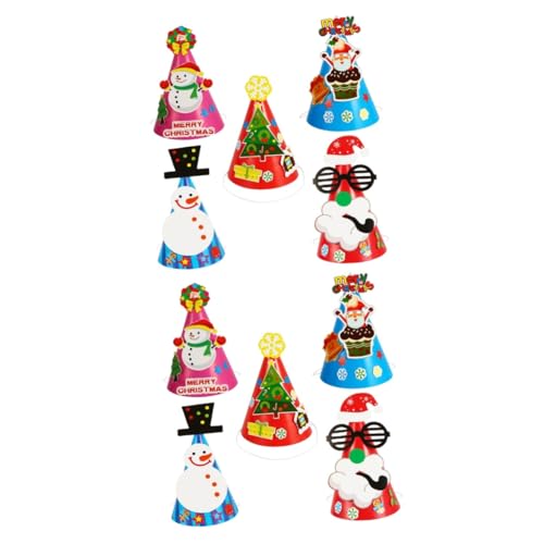 HANABASS 10 Teiliges Kleine Weihnachtsmützen aus Papier Bunte DIY Weihnachtsdekoration Kreative und Umweltfreundliche Hüte für Sichere Bastelmaterialien Lebendige Muster HANABASS 10 Teiliges Kleine Weihnachtsmützen aus Papier Bunte DIY Weihnachtsdekoration Kreative und Umweltfreundliche Hüte für Sichere Bastelmaterialien Lebendige Muster von HANABASS
