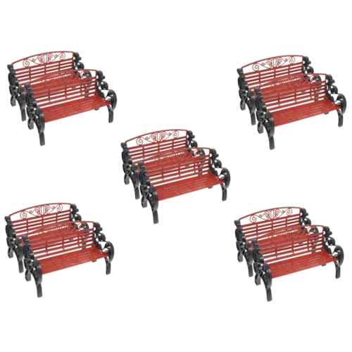 HANABASS 10 Teiliges Kleines Modell Tischbank Miniatur Dekoration Retro Stil für Büro Wohnzimmer Lernspielzeug HANABASS 10 Teiliges Kleines Modell Tischbank Miniatur Dekoration Retro Stil für Büro Wohnzimmer Lernspielzeug von HANABASS