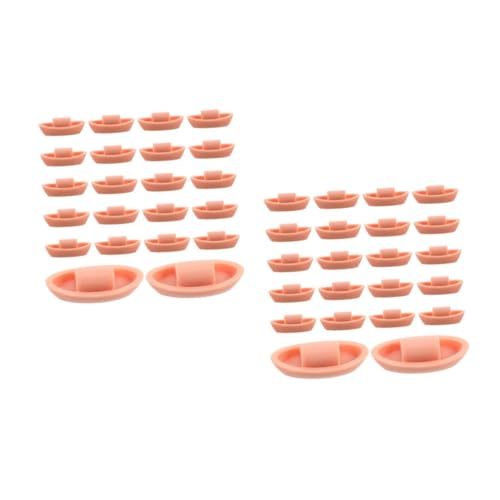 HANABASS 100 Stck. Teiliges Miniatur Resin Boot Modell Handwerkskunst Vielseitige Tisch und Wohnraumdekoration Detailreiche Kleine Segelboote im Jiangnan Stil für Heim und Aquarium von HANABASS
