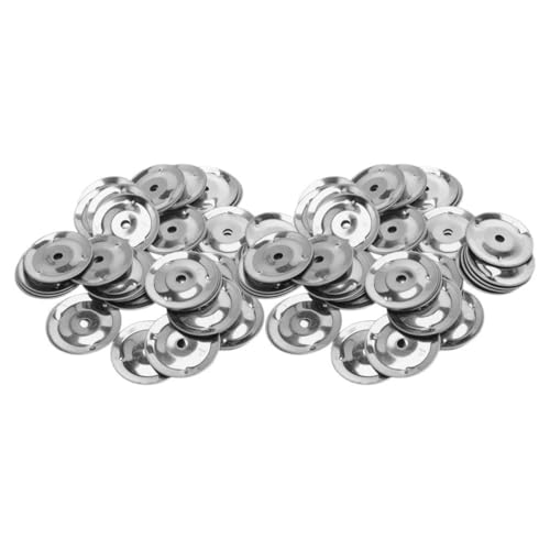 HANABASS 100 Stück Cymbal Ringe für Schlagzeug Durchmesser Loch Stabile Zubehör für Tambourine und Becken Vielseitig Einsetzbar für Auftritte und Proben von HANABASS