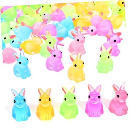 HANABASS Diydollhouse Kit 100 Stück Harz Mini Tiny Decors Bunte Mini-tierfiguren Für Die Inneneinrichtung von HANABASS
