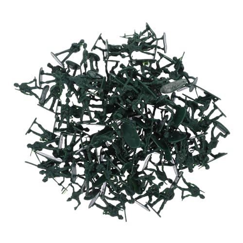 HANABASS 100 Stück Mini Soldaten Figuren Modelle Robuste Plastikspielzeuge für Rollenspiele und Dekoration für Sandtisch und Kreatives HANABASS 100 Stück Mini Soldaten Figuren Modelle Robuste Plastikspielzeuge für Rollenspiele und Dekoration für Sandtisch und Kreatives von HANABASS