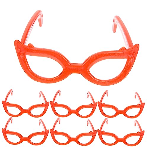 HANABASS 100 Stück Mini-brillenspielzeug Puppe Zubehör Sonnenbrille Gläser Miniaturbrille Bastelbrille Miniaturrunde Brillen Brille Plastik Rot HANABASS 100 Stück Mini-brillenspielzeug Puppe Zubehör Sonnenbrille Gläser Miniaturbrille Bastelbrille Miniaturrunde Brillen Brille Plastik Rot von HANABASS