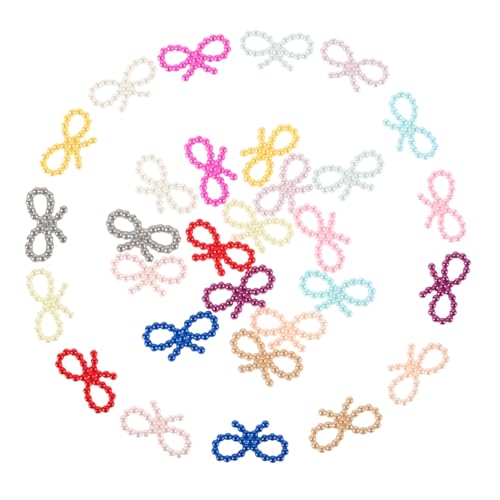 HANABASS 100 Stück Mini-perlenschleifen: Winzige Simulierte Schleife, DIY-bastel-dekorationsset – Zum Verpacken Von Hochzeits-nagelkunst, Puppenkleidung Und Accessoires HANABASS 100 Stück Mini-perlenschleifen: Winzige Simulierte Schleife, DIY-bastel-dekorationsset – Zum Verpacken Von Hochzeits-nagelkunst, Puppenkleidung Und Accessoires von HANABASS