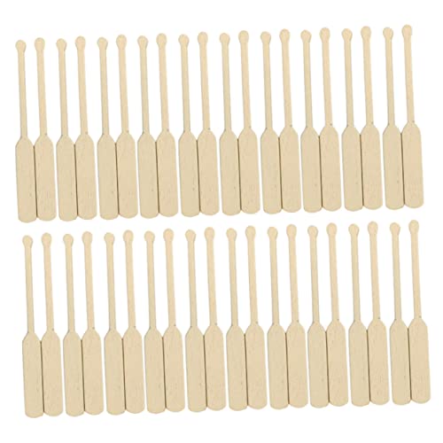 HANABASS 100 Stück Miniatur Paddel für Stranddekoration Holzpaddel für Sandkasten Puppenhaus Kreative DIY Projekte für Strand Mikrolandschaften Desktop Dekorationen HANABASS 100 Stück Miniatur Paddel für Stranddekoration Holzpaddel für Sandkasten Puppenhaus Kreative DIY Projekte für Strand Mikrolandschaften Desktop Dekorationen von HANABASS