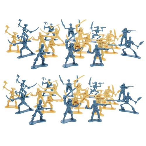 HANABASS 100 Stück Piratensoldatmodellspielzeug Actionfigur Modell Miniatur -Spielset Miniatursoldat Mini-Actionfigur kleine Soldatenmodelle Piratenkrieger kleine Figuren Plastik HANABASS 100 Stück Piratensoldatmodellspielzeug Actionfigur Modell Miniatur -Spielset Miniatursoldat Mini-Actionfigur kleine Soldatenmodelle Piratenkrieger kleine Figuren Plastik von HANABASS