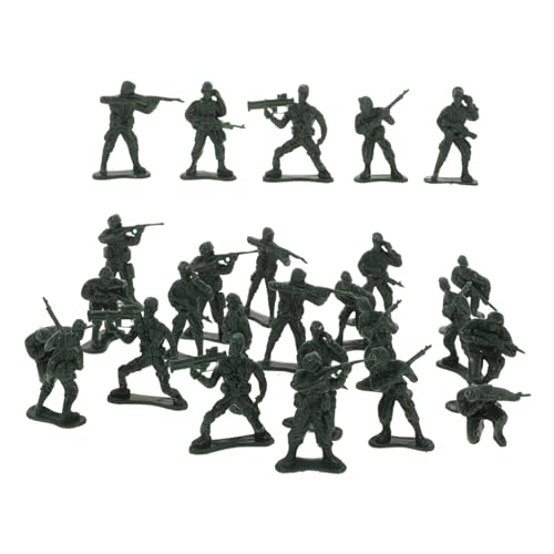 HANABASS 100 Stück Soldatenmodell Schreibtischdekor Mini Soldaten Winzige Menschenfiguren Realistische Menschenfiguren Minifiguren Spielzeugsoldatenfiguren Sandtisch von HANABASS