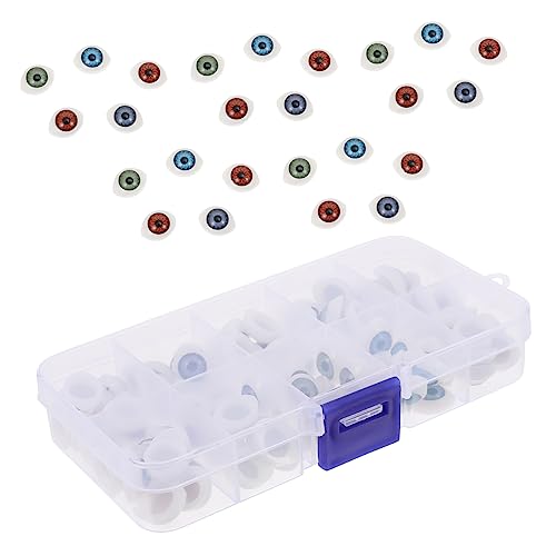 HANABASS 100 Stück Teiliges Acryl Augen Halloween Deko Realistische Halbrunde Puppenaugen DIY Bastelaugen für Gruselige Horror Dekorationen für Party und Handarbeiten Zufällige Farbe HANABASS 100 Stück Teiliges Acryl Augen Halloween Deko Realistische Halbrunde Puppenaugen DIY Bastelaugen für Gruselige Horror Dekorationen für Party und Handarbeiten Zufällige Farbe von HANABASS