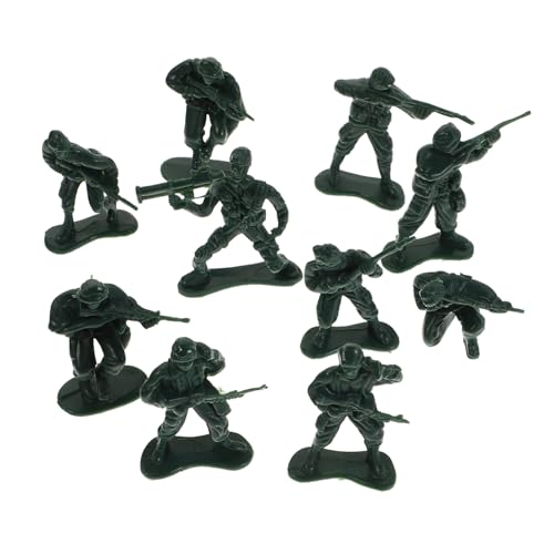 HANABASS 100 Stück Teiliges Armeespielzeug Plastiksoldaten Figuren mit Realistischen Details Verschiedene Modelle für Erwachsene zum Nachspielen von Kriegsszenen und Strategischem HANABASS 100 Stück Teiliges Armeespielzeug Plastiksoldaten Figuren mit Realistischen Details Verschiedene Modelle für Erwachsene zum Nachspielen von Kriegsszenen und Strategischem von HANABASS