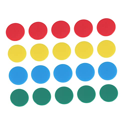 HANABASS 100 Stück Teiliges Bunte Acryl Spielchips Farbige Zählchips für Bingo Mathematikunterricht Sortieren und Zählen Vielseitige Spielmarken für Zuhause Schule und Bar HANABASS 100 Stück Teiliges Bunte Acryl Spielchips Farbige Zählchips für Bingo Mathematikunterricht Sortieren und Zählen Vielseitige Spielmarken für Zuhause Schule und Bar von HANABASS
