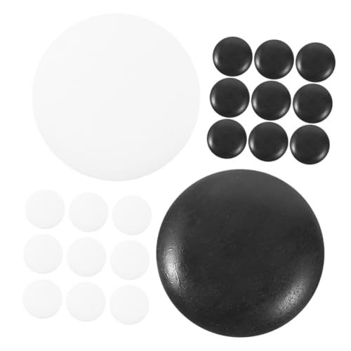 HANABASS 100 Stück Teiliges Go Schachspiel Kleine Bruchfeste Resin Steine Politur Glatte Oberfläche Schwarz Weiße Go Spielsteine für Heim und Schulgebrauch HANABASS 100 Stück Teiliges Go Schachspiel Kleine Bruchfeste Resin Steine Politur Glatte Oberfläche Schwarz Weiße Go Spielsteine für Heim und Schulgebrauch von HANABASS