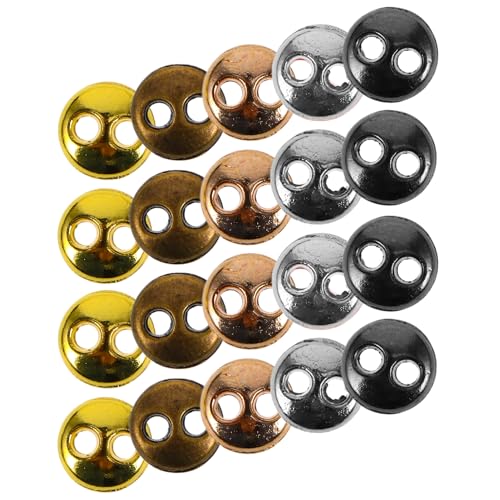 HANABASS 100Stücke Mini Rundknöpfe für Puppen Nähprojekte Langlebige Zubehörteile für Puppenkleidung und DIY Bastelarbeiten Vintage Farben HANABASS 100Stücke Mini Rundknöpfe für Puppen Nähprojekte Langlebige Zubehörteile für Puppenkleidung und DIY Bastelarbeiten Vintage Farben von HANABASS