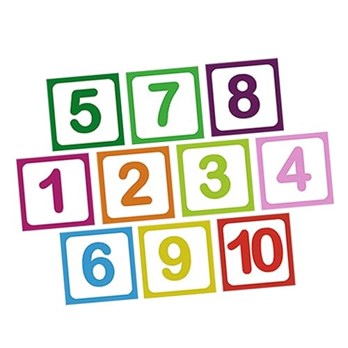 HANABASS 10Blätter Selbstklebende Cartoon Bodenaufkleber für Kinderzimmer rutschfeste Spielaufkleber für Interaktive Bodenspiele HANABASS 10Blätter Selbstklebende Cartoon Bodenaufkleber für Kinderzimmer rutschfeste Spielaufkleber für Interaktive Bodenspiele von HANABASS