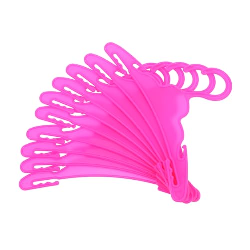 HANABASS 10Stücke Puppen Kleiderbügel aus Kunststoff für Puppen zur Organisation von Puppenkleidung und Accessoires Stabil und Langlebig Perfektes Puppenzubehör von HANABASS