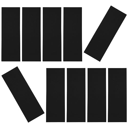 HANABASS 10Stücke Rutsch Grip Tape Selbstklebendes Schaum Griffband für Finger Skateboards Einfach Zuzuschneiden Ersetzen für Besseren Halt von HANABASS