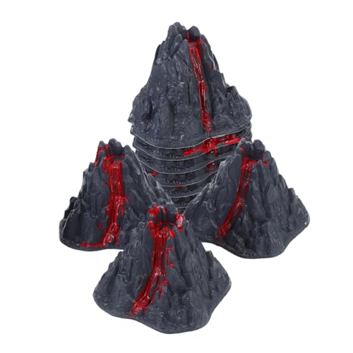 HANABASS 10stücke Simulierter Tisch Vulkanlandschaft Schmuck Simulation Spielzeug Modell HANABASS 10stücke Simulierter Tisch Vulkanlandschaft Schmuck Simulation Spielzeug Modell von HANABASS
