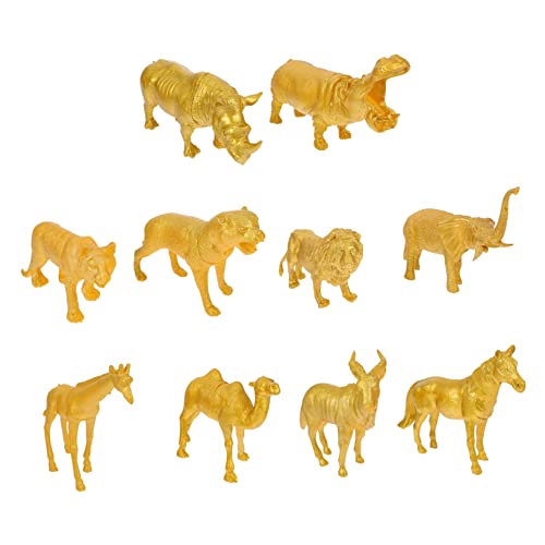 HANABASS 10 Stücke Kleiner Simulation Wildtiere Tierfiguren Satz Realistische PVC Modelle für Kinder Lernspielzeug Handbemalt für Tierprojekte und Dekoration HANABASS 10 Stücke Kleiner Simulation Wildtiere Tierfiguren Satz Realistische PVC Modelle für Kinder Lernspielzeug Handbemalt für Tierprojekte und Dekoration von HANABASS