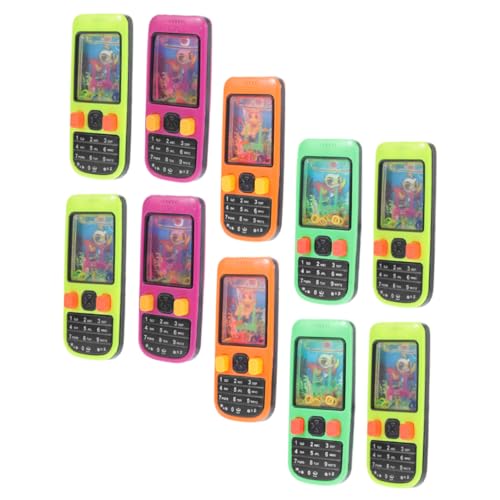 HANABASS 10Stücke Teiliges Wasserspielspielzeug mit Handy Ringwurfspiel Tragbar Farbenfroh für Kindergeburtstagsfeiern und Aktivitäten von HANABASS