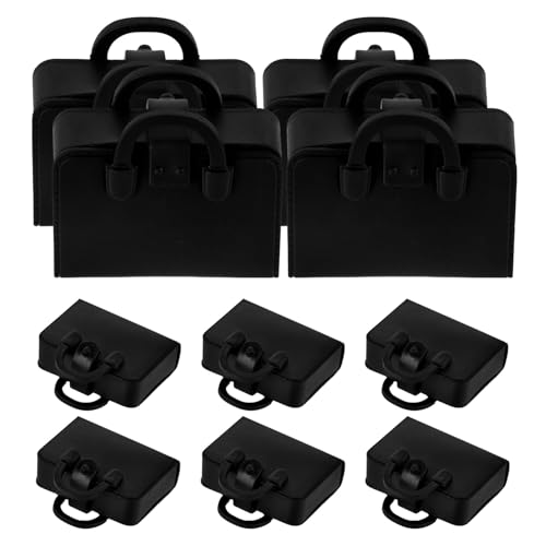 HANABASS 10er Set Puppenhaus-Tasche Mini -Rucksack Sportzubehör Für Puppenstuben Mini-schulsachen Backsack Rucksack-zubehör Puppenhaus-essenszubehör Miniatur-zubehör Black Plastik HANABASS 10er Set Puppenhaus-Tasche Mini -Rucksack Sportzubehör Für Puppenstuben Mini-schulsachen Backsack Rucksack-zubehör Puppenhaus-essenszubehör Miniatur-zubehör Black Plastik von HANABASS