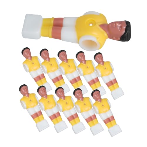 HANABASS 11 Stück Tischfußballspieler Tischfußball-Mann-Statue Mini Kerl Fußballfiguren Ersatzteile für Tischfußball kleine Fußballmänner Kickerspieler-Statue Umweltfreundlicher Kunststoff HANABASS 11 Stück Tischfußballspieler Tischfußball-Mann-Statue Mini Kerl Fußballfiguren Ersatzteile für Tischfußball kleine Fußballmänner Kickerspieler-Statue Umweltfreundlicher Kunststoff von HANABASS