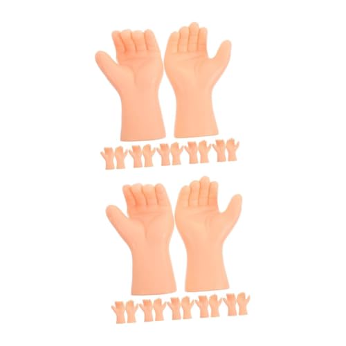 HANABASS 12 Paare Realistische Kunststoff Puppenhände für DIY Puppenbau Handpuppen Zubehör Miniatur Puppenhaus Teile für Bastelprojekte und Reparaturen von HANABASS