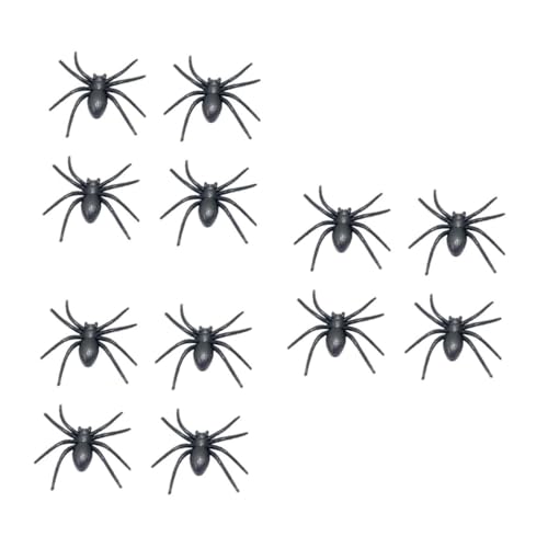 HANABASS 12 Stck. Plastikspinne Aprilscherze Streiche Große Spielzeugspinne Gruseliger Streich Kleine Realistische Spinne Spinnenfigur Lustiger Streich Falsche Spinne Scherzkram Schwarz HANABASS 12 Stck. Plastikspinne Aprilscherze Streiche Große Spielzeugspinne Gruseliger Streich Kleine Realistische Spinne Spinnenfigur Lustiger Streich Falsche Spinne Scherzkram Schwarz von HANABASS