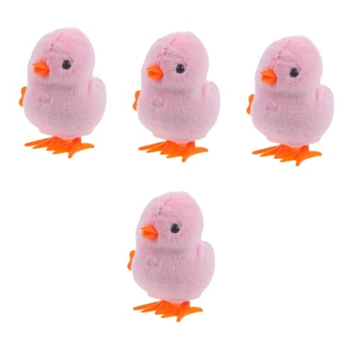 HANABASS 12 Stck. Teiliges Aufziehspielzeug Plüsch Huhn Wind Up Cartoon Tier Kuscheliges Laufendes Küken von HANABASS