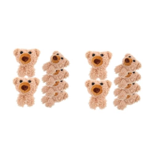 HANABASS 12 Stck. Teiliges Kleine Bärenkopf Plüsch Accessoires aus Weichem Material Handgefertigt für DIY Bekleidung und Nähbedarf Vielseitig Einsetzbar als Dekorative Kleidungselemente für HANABASS 12 Stck. Teiliges Kleine Bärenkopf Plüsch Accessoires aus Weichem Material Handgefertigt für DIY Bekleidung und Nähbedarf Vielseitig Einsetzbar als Dekorative Kleidungselemente für von HANABASS