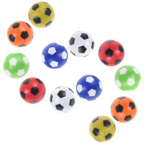 HANABASS 12 Stück Fußballmaschinenbälle Fußballbälle Fußballspiel Multi Spieltisch Helle Fußball Fußballspielzeuge Tischfußballbälle Ersatz Tischfußballspiel Tischfußballtisch HANABASS 12 Stück Fußballmaschinenbälle Fußballbälle Fußballspiel Multi Spieltisch Helle Fußball Fußballspielzeuge Tischfußballbälle Ersatz Tischfußballspiel Tischfußballtisch von HANABASS