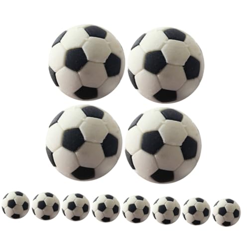HANABASS 12 Stück Fußballmodell Fußball Puppenhaus Miniaturen Puppen Sport Tischplattengröße Schaumstoff Fußbälle Weicher Mini Fußball Für Den Innenbereich Kleine Fußbälle Für von HANABASS