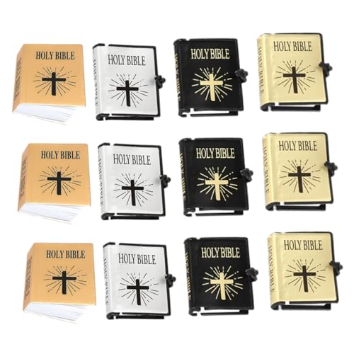 HANABASS 12 Stück Mini-Buch Mini House Accessory Miniaturhausdekoration Puppenhaus-Versorgung DIY-Minibücher Bücher für Minihaus Miniatur -Stütze kleine Bücher kleines Buchmodell Papier HANABASS 12 Stück Mini-Buch Mini House Accessory Miniaturhausdekoration Puppenhaus-Versorgung DIY-Minibücher Bücher für Minihaus Miniatur -Stütze kleine Bücher kleines Buchmodell Papier von HANABASS