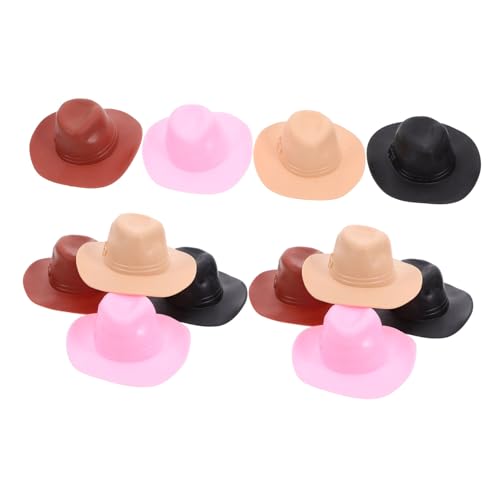 HANABASS 12 Stück Mini Cowboy Hüte für Puppen Niedliche Miniaturhüte für DIY Handwerk Puppenhaus Dekoration Vielseitige Mini Hüte für Bastelprojekte HANABASS 12 Stück Mini Cowboy Hüte für Puppen Niedliche Miniaturhüte für DIY Handwerk Puppenhaus Dekoration Vielseitige Mini Hüte für Bastelprojekte von HANABASS