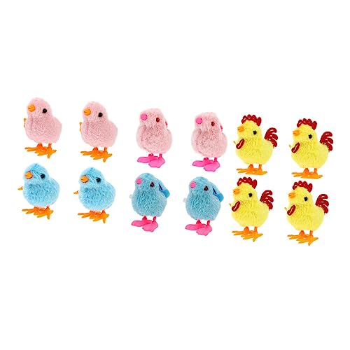 HANABASS 12 Stück Teiliges Aufziehspielzeug mit Flauschigen Küken Kaninchen und Hähnen Bunte Wind Up Toys für Ostergeschenk Partyfüllung und Interaktives Zufällige Farbe Zufällige Farbe HANABASS 12 Stück Teiliges Aufziehspielzeug mit Flauschigen Küken Kaninchen und Hähnen Bunte Wind Up Toys für Ostergeschenk Partyfüllung und Interaktives Zufällige Farbe Zufällige Farbe von HANABASS