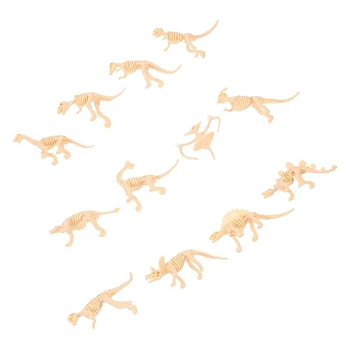 HANABASS 12 Stück Teiliges Dinosaurier Skelett Modell für Realistische Dino Figuren als Dekoration und Lehrmittel für Jungen und Mädchen HANABASS 12 Stück Teiliges Dinosaurier Skelett Modell für Realistische Dino Figuren als Dekoration und Lehrmittel für Jungen und Mädchen von HANABASS