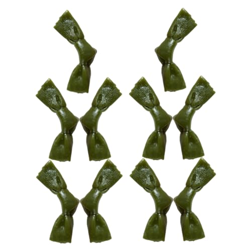HANABASS 12 Stück Teiliges Fake Seaweed Knot Modell Realistische Nachbildung von Seetangknoten für Dekoration für Aquarien und Restaurant Displays HANABASS 12 Stück Teiliges Fake Seaweed Knot Modell Realistische Nachbildung von Seetangknoten für Dekoration für Aquarien und Restaurant Displays von HANABASS