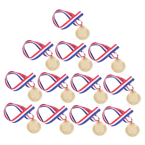 HANABASS 12 Stück Teiliges Kleine Goldene Metall Sportmedaillen mit Band Glatte Kanten für Schulwettbewerbe Sportveranstaltungen Auszeichnungen und Belohnungen HANABASS 12 Stück Teiliges Kleine Goldene Metall Sportmedaillen mit Band Glatte Kanten für Schulwettbewerbe Sportveranstaltungen Auszeichnungen und Belohnungen von HANABASS
