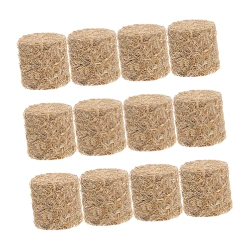 HANABASS 12 Stück Teiliges Mini Heuballen Naturgetreue Strohballen Dekoration für Puppenhaus Mini Garten DIY Modellbau Farm Diorama Kaninchen und Meerschweinchen Zubehör HANABASS 12 Stück Teiliges Mini Heuballen Naturgetreue Strohballen Dekoration für Puppenhaus Mini Garten DIY Modellbau Farm Diorama Kaninchen und Meerschweinchen Zubehör von HANABASS