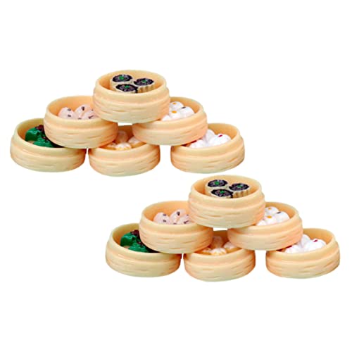HANABASS 12 Stück Teiliges Miniatur Lebensmittel Chinesischer Stil Dampfnudeln Dekoration für Fotografie Requisiten HANABASS 12 Stück Teiliges Miniatur Lebensmittel Chinesischer Stil Dampfnudeln Dekoration für Fotografie Requisiten von HANABASS