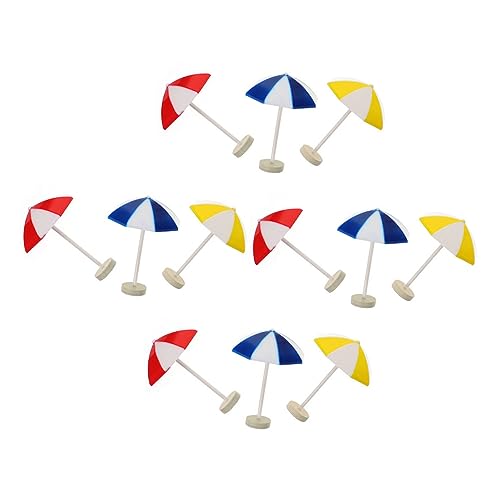 HANABASS 12 Stück Teiliges Miniatur Strand Sonnenschirm Farbenfrohe Kleine Puppenhaus Deko Stabile Wetterfeste Mini Beach Umbrellas für Mikro Landschaften DIY Garten und Schreibtischdeko HANABASS 12 Stück Teiliges Miniatur Strand Sonnenschirm Farbenfrohe Kleine Puppenhaus Deko Stabile Wetterfeste Mini Beach Umbrellas für Mikro Landschaften DIY Garten und Schreibtischdeko von HANABASS