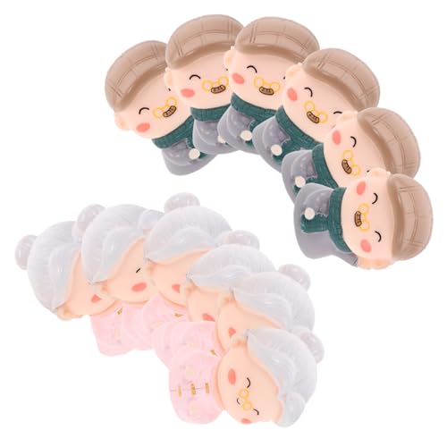 HANABASS 12 Stück Teiliges Resin Hochzeitstortenfigur Ehepaar Umarmung Langlebige Handgefertigte Jubiläumsdekoration Vielseitig für Hochzeit Geburtstag DIY Romantische Veranstaltung von HANABASS