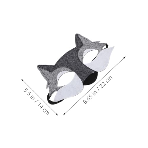 HANABASS 12stücke Wolfshalbmaske Aus Filz Für Halloween Realistische Tiergesichtsmaske Halbgesichtsmaske Als Partyzubehör Cosplay-maske Wolfsmaske Für Rollenspiel Und Kostüme HANABASS 12stücke Wolfshalbmaske Aus Filz Für Halloween Realistische Tiergesichtsmaske Halbgesichtsmaske Als Partyzubehör Cosplay-maske Wolfsmaske Für Rollenspiel Und Kostüme von HANABASS