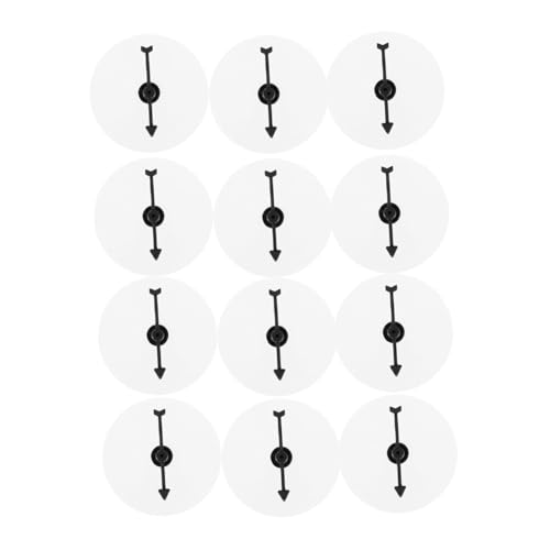 HANABASS 12 Stück Transparente Spielbretter Drehbare Preisräder Preise Partygeschenke Leeres Brettspiel Leeres Rad Mit Leeres Preisrad Leeres Spielbrett Leeres Spielrad von HANABASS