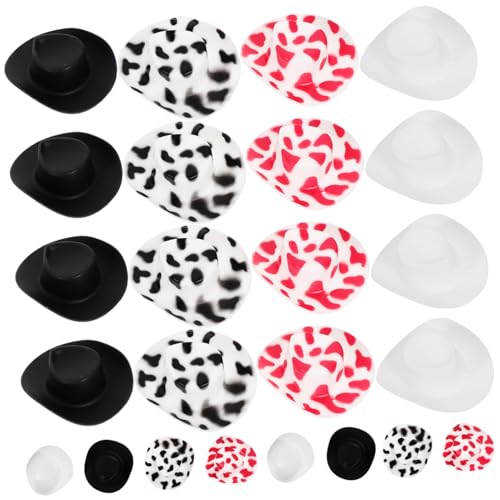 HANABASS 120 Stck. Teiliges Mini Cowboy Hüte aus Robustem Niedliche Kleine Hüte als DIY Puppenzubehör und Gemustert für Puppenkostüme und Dekoration HANABASS 120 Stck. Teiliges Mini Cowboy Hüte aus Robustem Niedliche Kleine Hüte als DIY Puppenzubehör und Gemustert für Puppenkostüme und Dekoration von HANABASS