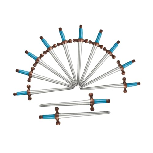 HANABASS 12 Stücke Aufblasbare Piratenschwerter für Kinder Piratenparty Zubehör Halloween Requisiten Cosplay Spielzeug Ergonomisches Design Leicht zu Tragen von HANABASS